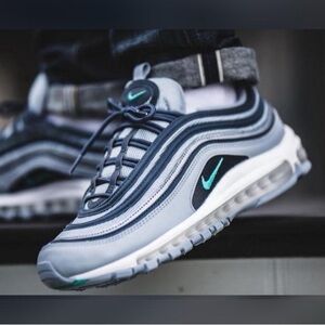 Nike Air Max 97 in Gray and Teal